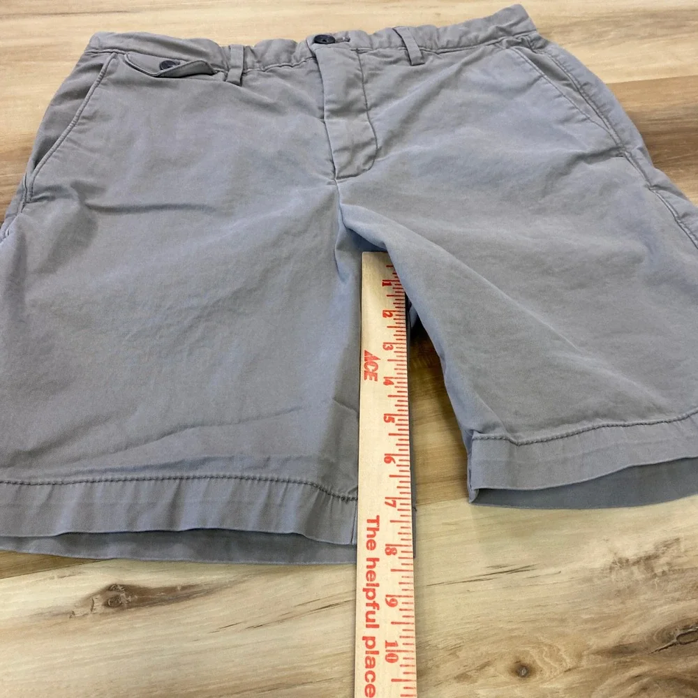 Banana Republic Lived-In Short 31 Chino Casual Cotton Gray 9